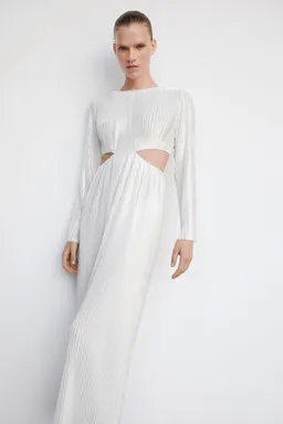 Vestido plisado aberturas de Mango en Vestidos para argentina