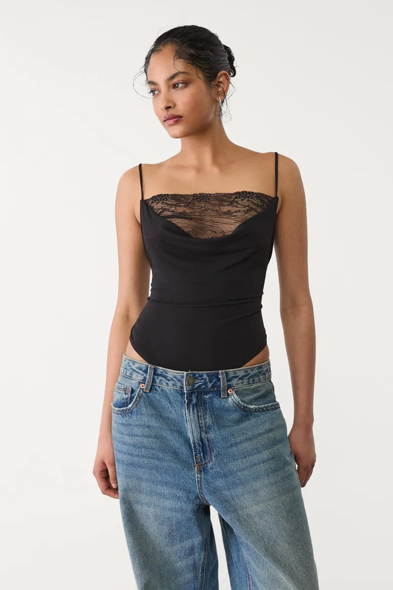 Body de encaje de Stradivarius en Bodies para argentina