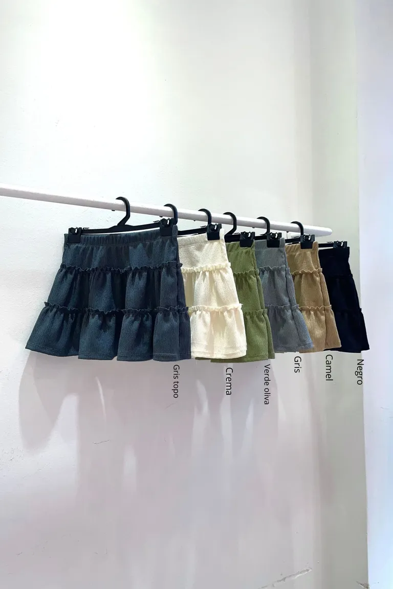 Pollera volados punto de Nievechic en Faldas para argentina