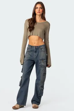 Jeans cargo boyfriend baggy de Edikted en Pantalones para argentina