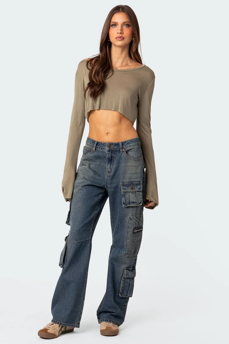 Jeans cargo boyfriend baggy de Edikted en Pantalones para argentina
