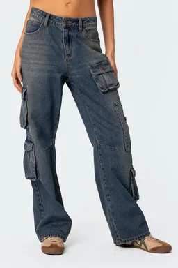 Jeans cargo boyfriend baggy de Edikted en Pantalones para argentina