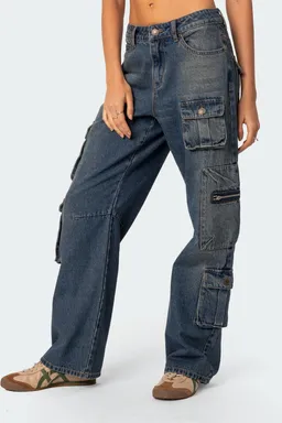 Jeans cargo boyfriend baggy de Edikted en Pantalones para argentina
