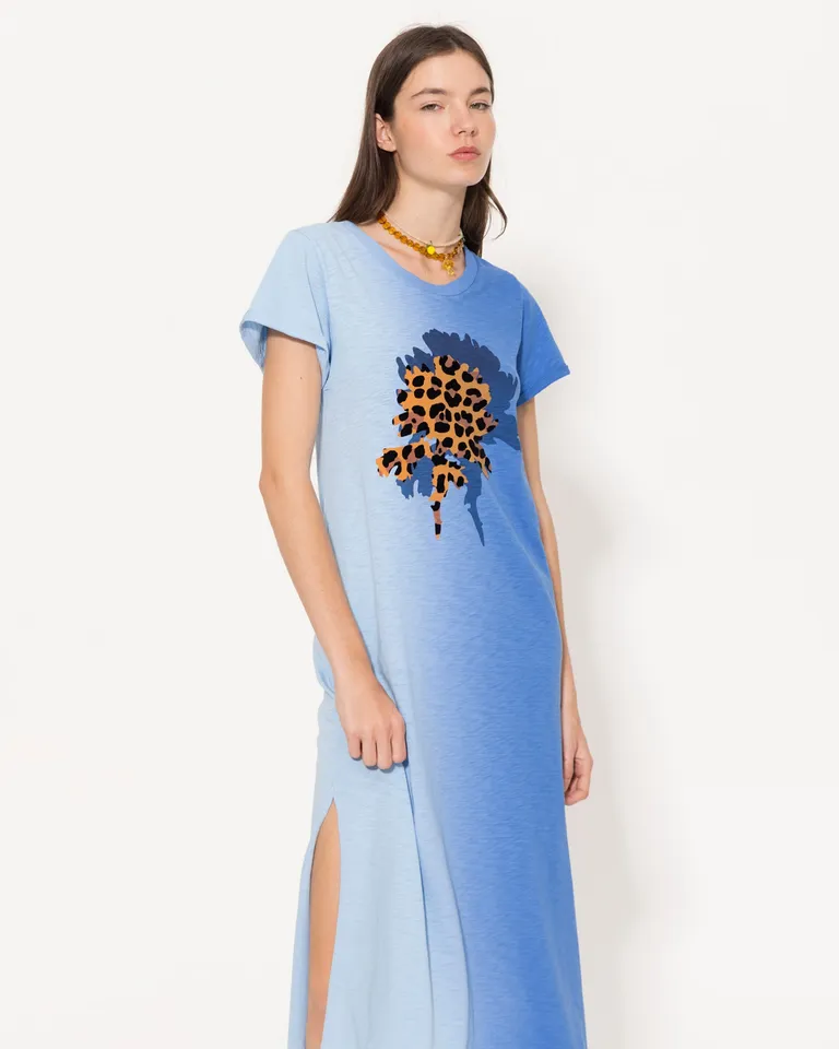 Túnica de estilo relajado con estampa y detalles distintivos de Jazmin Chebar en Túnicas para argentina