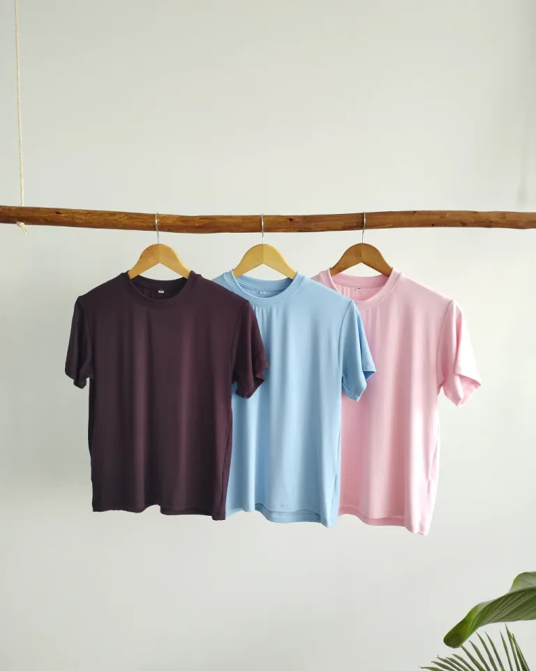 Remera de cuello redondo en tono amarillo suave para mujer de Lemmon en Remeras para argentina