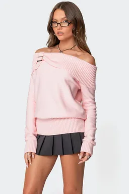 Sweater marilyn con hebilla de Edikted en Buzos y Sweaters para argentina