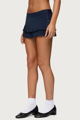 Minifalda short doble plisada de Edikted en Faldas para argentina