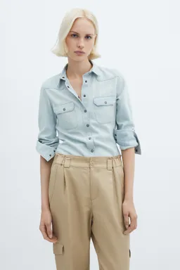 Pantalón cargo lino de Mango en Pantalones para argentina