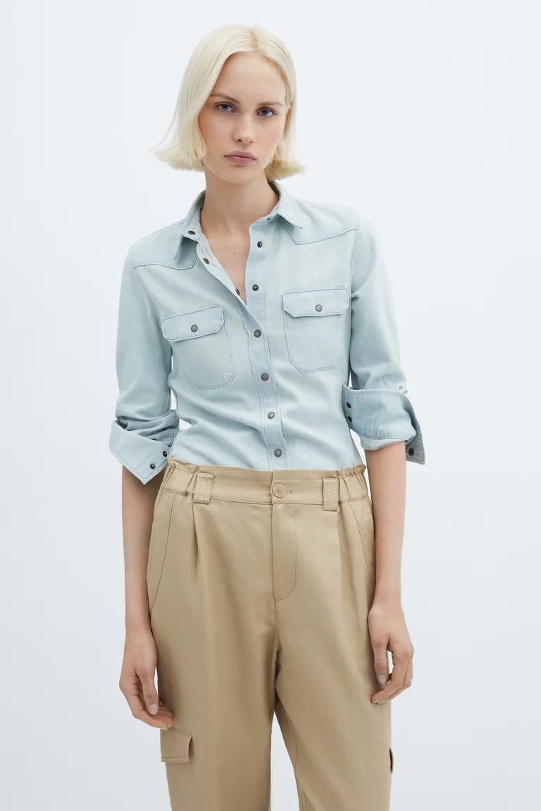 Pantalón cargo lino de Mango en Pantalones para argentina