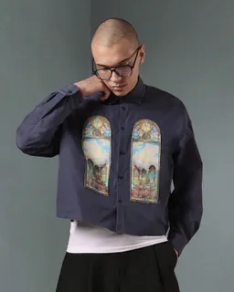 Camisa botones arte gótico de Sumwon en Camisas para argentina