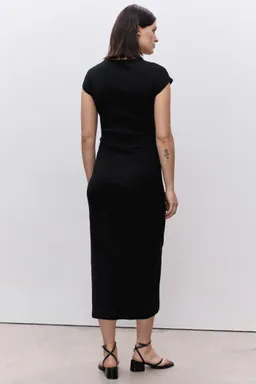 Vestido algodón fruncidos laterales de Mango en Vestidos para argentina