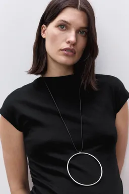 Vestido algodón fruncidos laterales de Mango en Vestidos para argentina