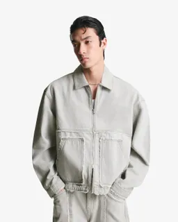 Cazadora denim con flecos de Bershka en Abrigos y Camperas para argentina