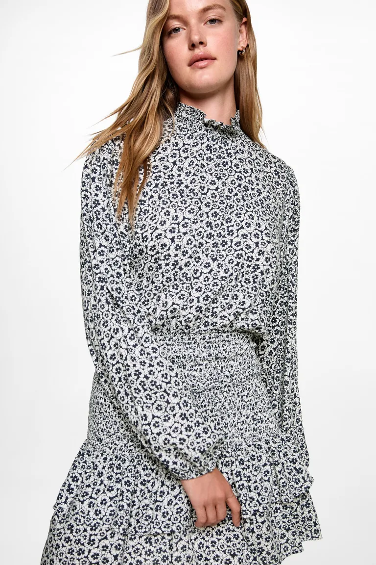 Vestido estampado floral volantes de Mango Teen en Vestidos para argentina