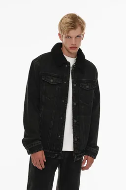 Campera denim con corderito de Lefties en Abrigos y Camperas para argentina