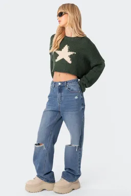 Sweater corto mega star de Edikted en Buzos y Sweaters para argentina