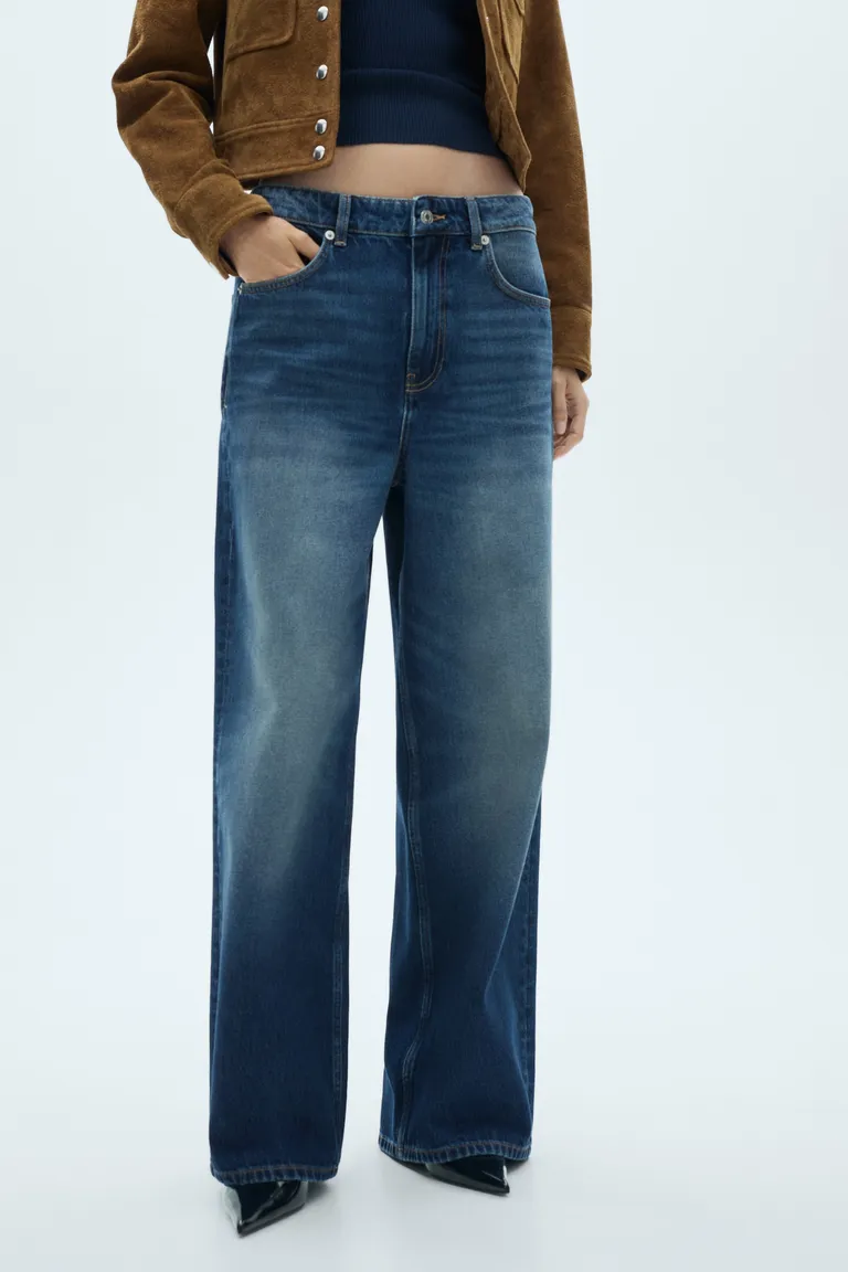 Jeans wideleg loose tiro bajo de Mango en Pantalones para argentina