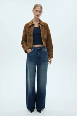 Jeans wideleg loose tiro bajo de Mango en Pantalones para argentina
