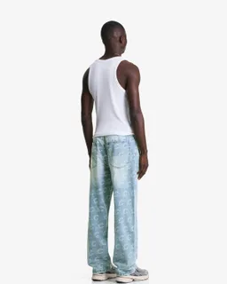 Jeans holgado jaquard de Bershka en Pantalones para argentina