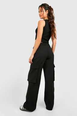 Pantalón cargo asimétrico de Boohoo en Pantalones para argentina