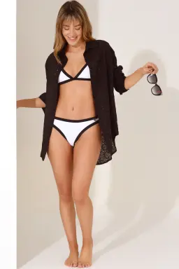 Camisa broderie negra de Allo Nuit en Chaquetas para argentina