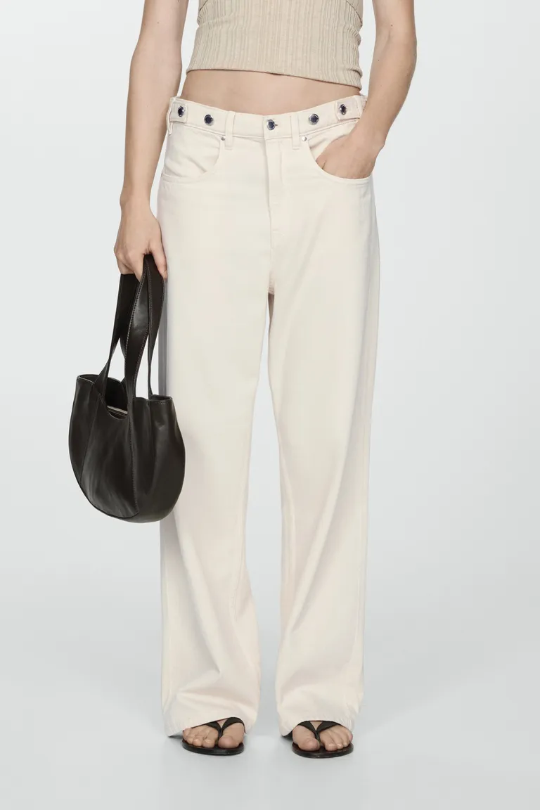 Jeans wide leg multiposición de Mango en Pantalones para argentina