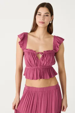 Top suelto con volantes de Stradivarius en Tops para argentina