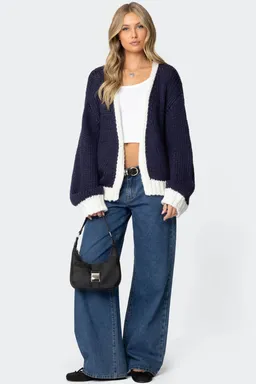 Cardigan tejido grueso de Edikted en Buzos y Sweaters para argentina