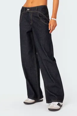 Jeans tiro bajo western de Edikted en Pantalones para argentina