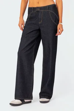 Jeans tiro bajo western de Edikted en Pantalones para argentina