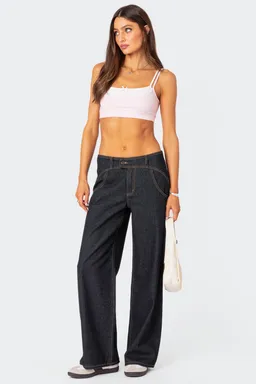 Jeans tiro bajo western de Edikted en Pantalones para argentina