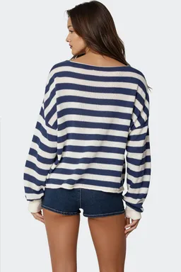 Sweater rayas oversized anney de Edikted en Buzos y Sweaters para argentina