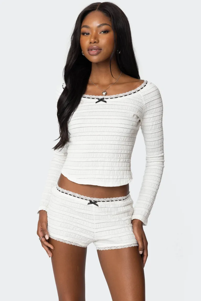 Top texturado lenny lacey de Edikted en Tops para argentina