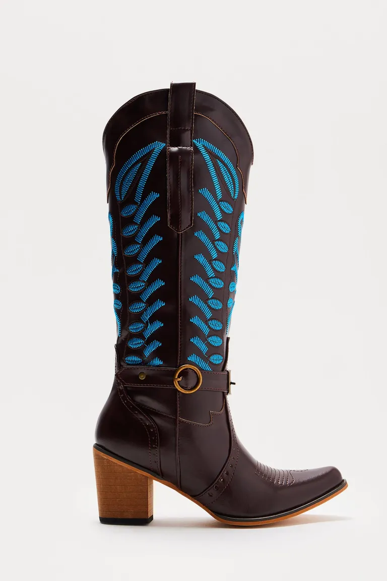 Botas cowgirl era hasta rodilla de Fashion Nova en Botas y Botinetas para argentina