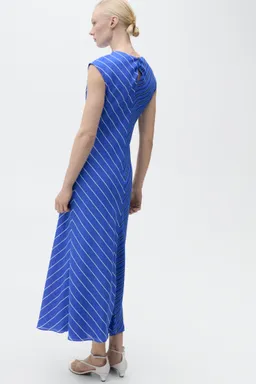 Vestido evasé rayas combinadas de Mango en Vestidos para argentina