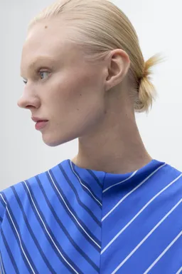 Vestido evasé rayas combinadas de Mango en Vestidos para argentina