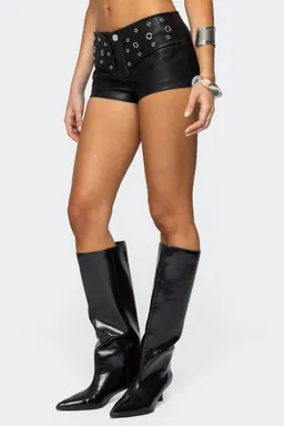 Micro short cuero sintético de Edikted en Shorts para argentina