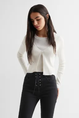 Jeans con lazo cintura de Mango Teen en Pantalones para argentina