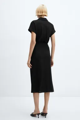 Vestido camisero con lazo de Mango en Vestidos para argentina