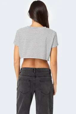 Remera rayada corta de Edikted en Remeras para argentina