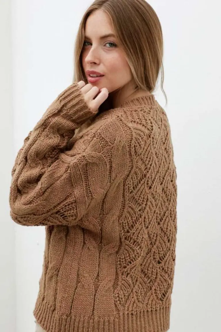 Sweater Tramado Tejido de Hesed en Buzos y Sweaters para argentina