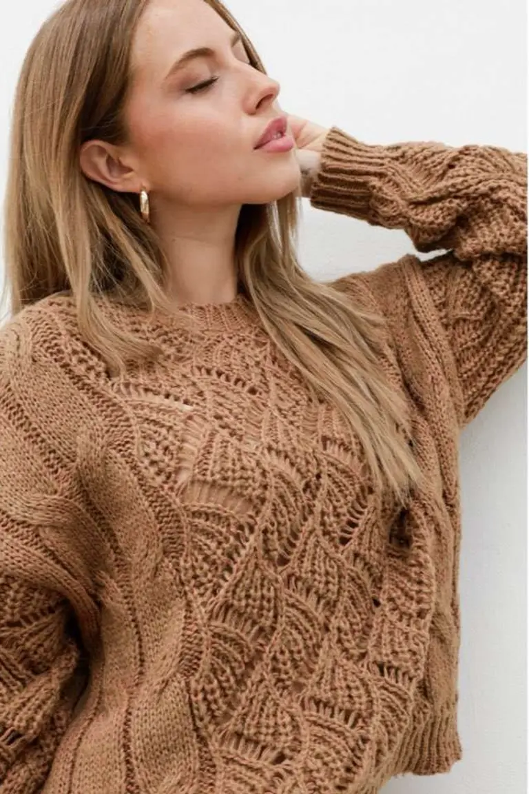 Sweater Tramado Tejido de Hesed en Buzos y Sweaters para argentina