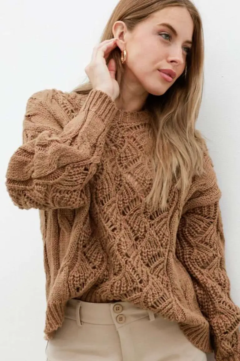 Sweater Tramado Tejido de Hesed en Buzos y Sweaters para argentina