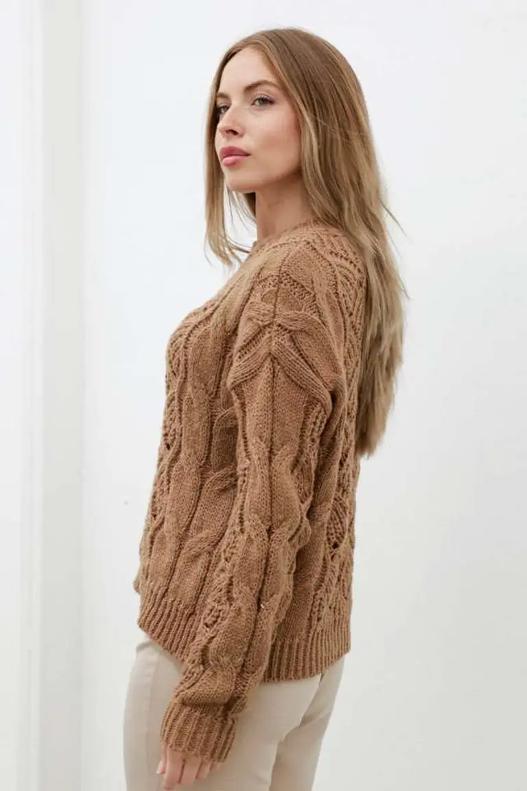 Sweater Tramado Tejido de Hesed en Buzos y Sweaters para argentina