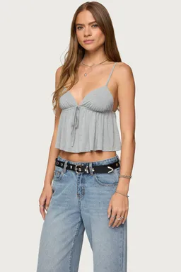 Musculosa sunrise babydoll de Edikted en Tops para argentina