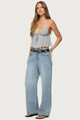 Musculosa sunrise babydoll de Edikted en Tops para argentina