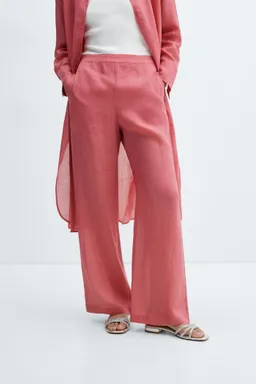 Pantalón wideleg tiro alto de Mango en Pantalones para argentina