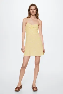 Vestido estampado con tirantes de Mango en Vestidos para argentina