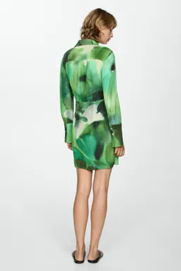 Vestido estampado con lazo de Mango en Vestidos para argentina