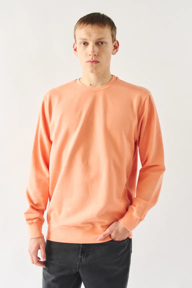 Buzo Naranja Cuello Redondo de Corte Holgado para Hombre de Bensimon en Buzos y Sweaters para argentina